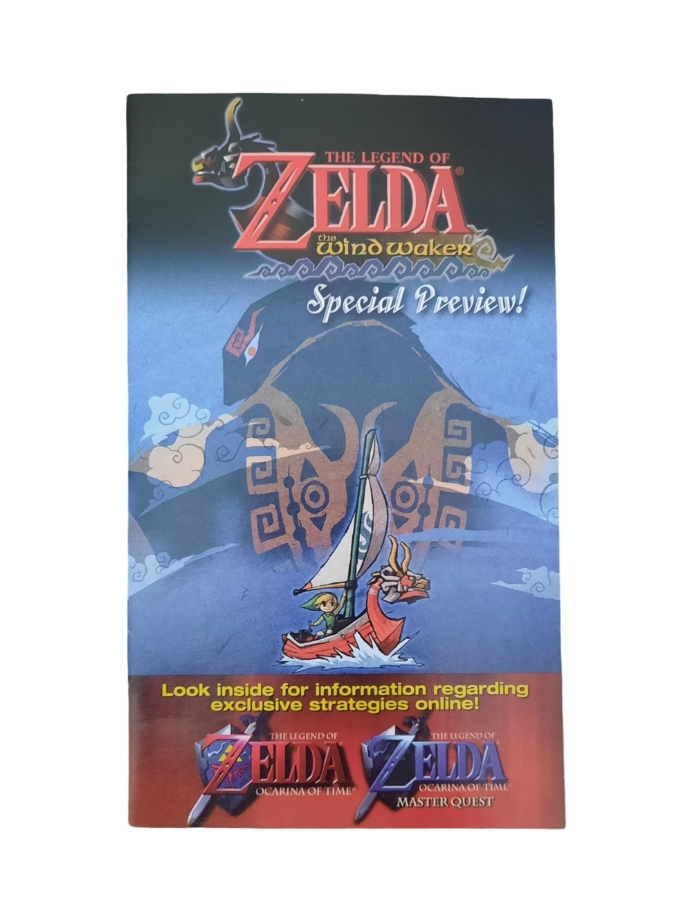 : The Wind Waker Special Preview - Blue Cover Gamecube Game Guide